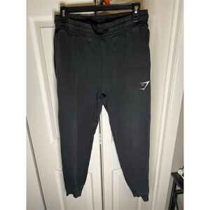 Gymshark Men's Joggers Size S Gray Elastic Waist Activewear Pants